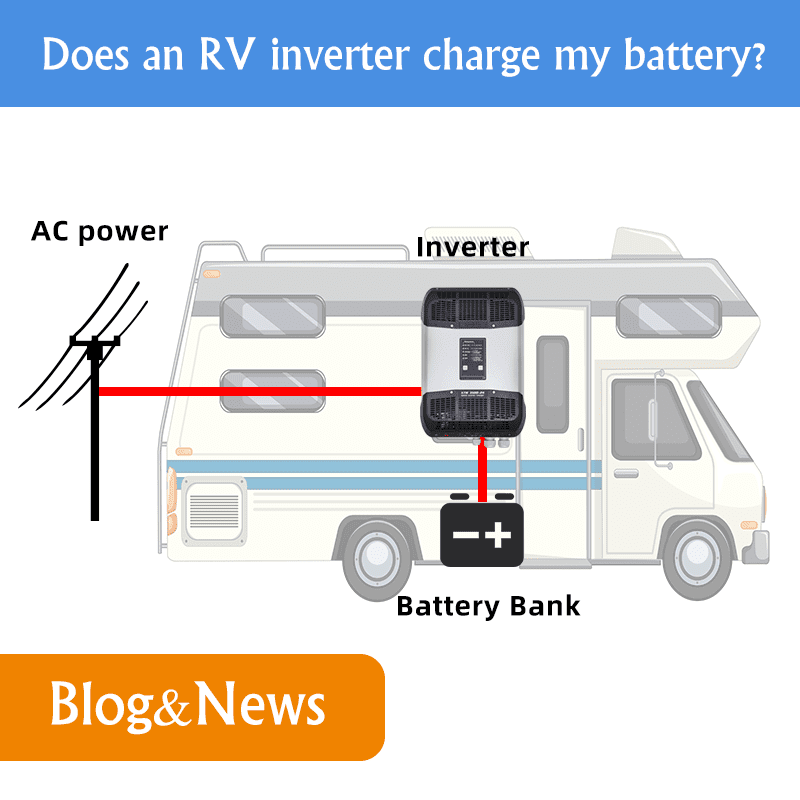 Does an RV inverter charge my battery?