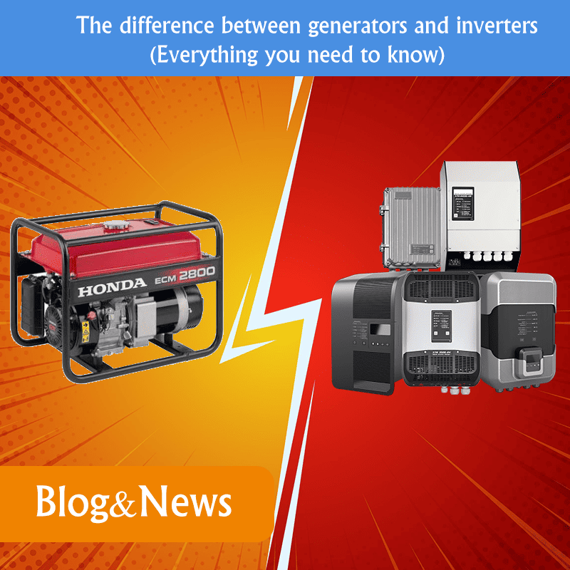 The difference between generators and inverters