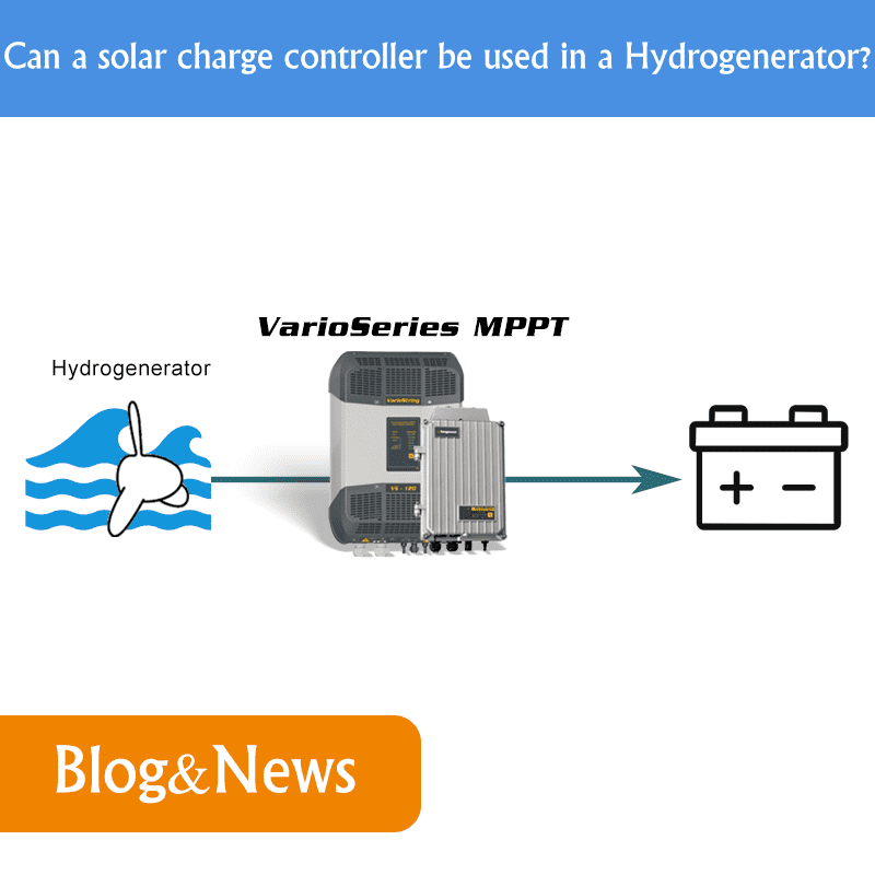 Can a solar charge controller be used in a Hydrogenerator